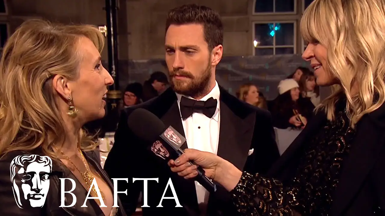 Aaron Taylor-Johnson on the red carpet 