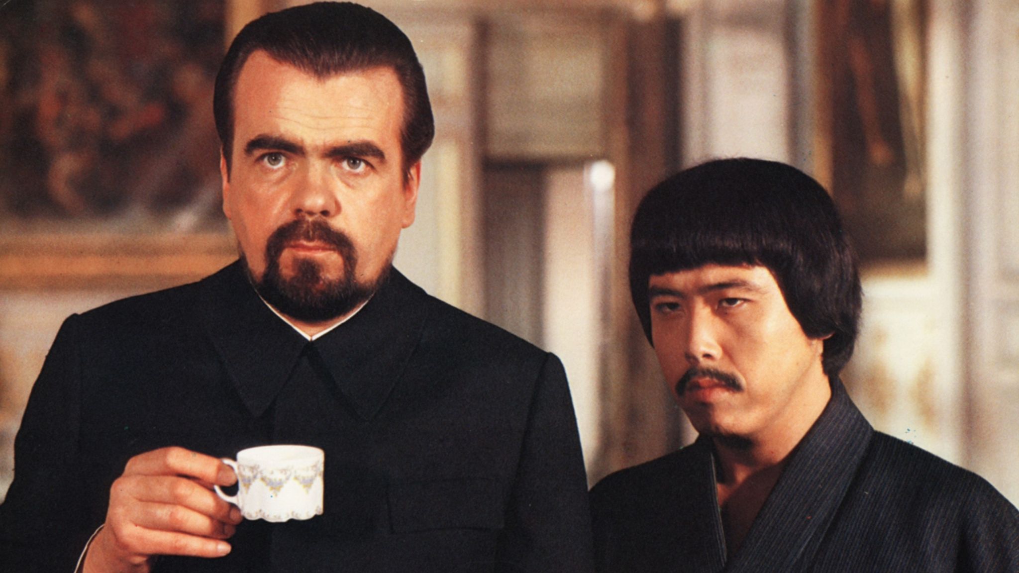 Hugo Drax and Chang in "Moonraker" (1979) 